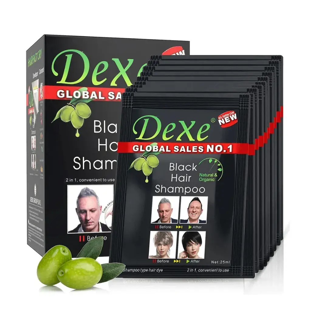 Dexe Saç Siyahlaştırıcı Şampuan Paket İçi  10 Adet