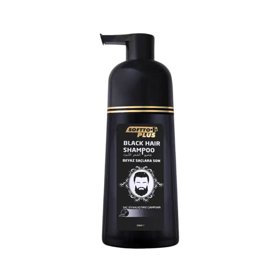 Softto Plus Black Hair Siyah Şampuan  350 ML