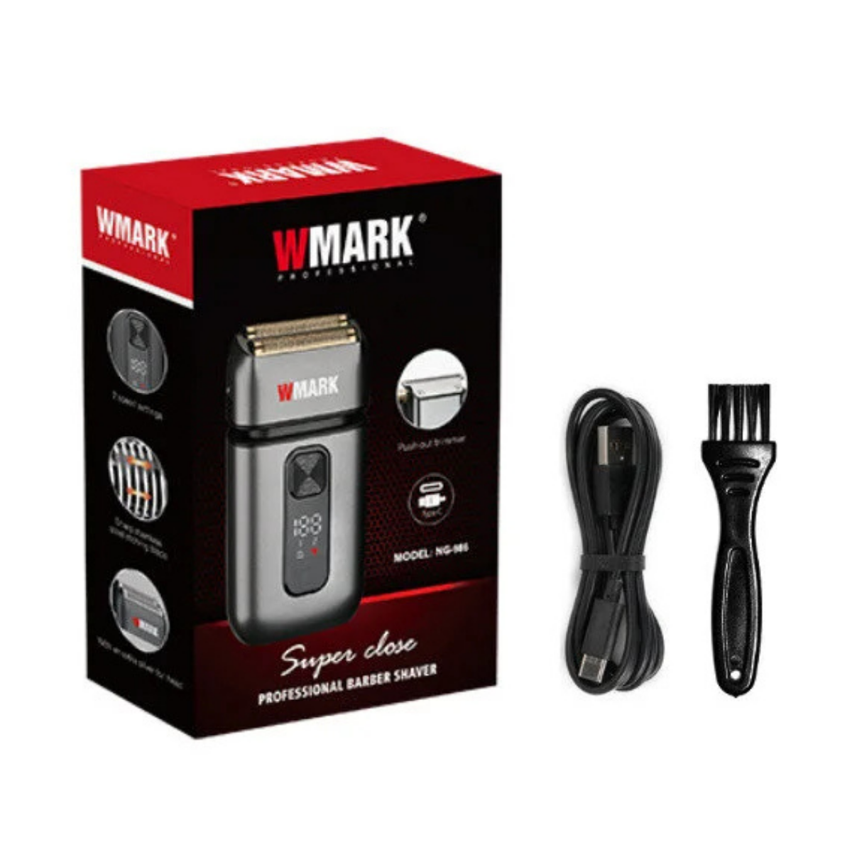 Wmark NG-986 Sakal Tıraş Makinesi Sıfır Kesim