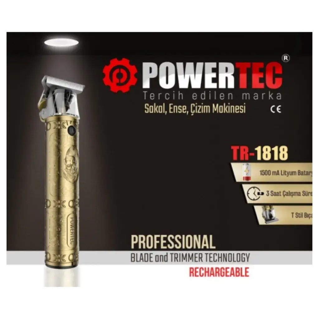 Powertec Tr 1818 Sakal Ense Kesim Makinası  2 Yıl Garantili
