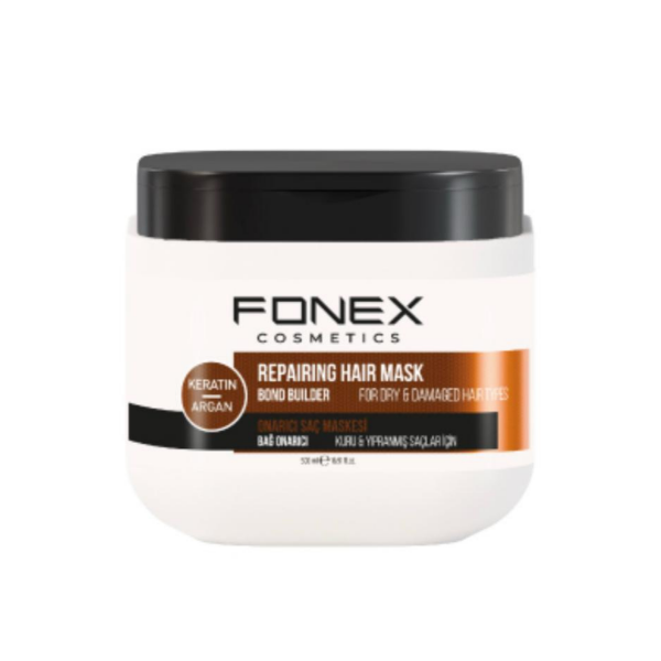Fonex Keratin & Argan Onarıcı Saç Maskesi 500 Ml