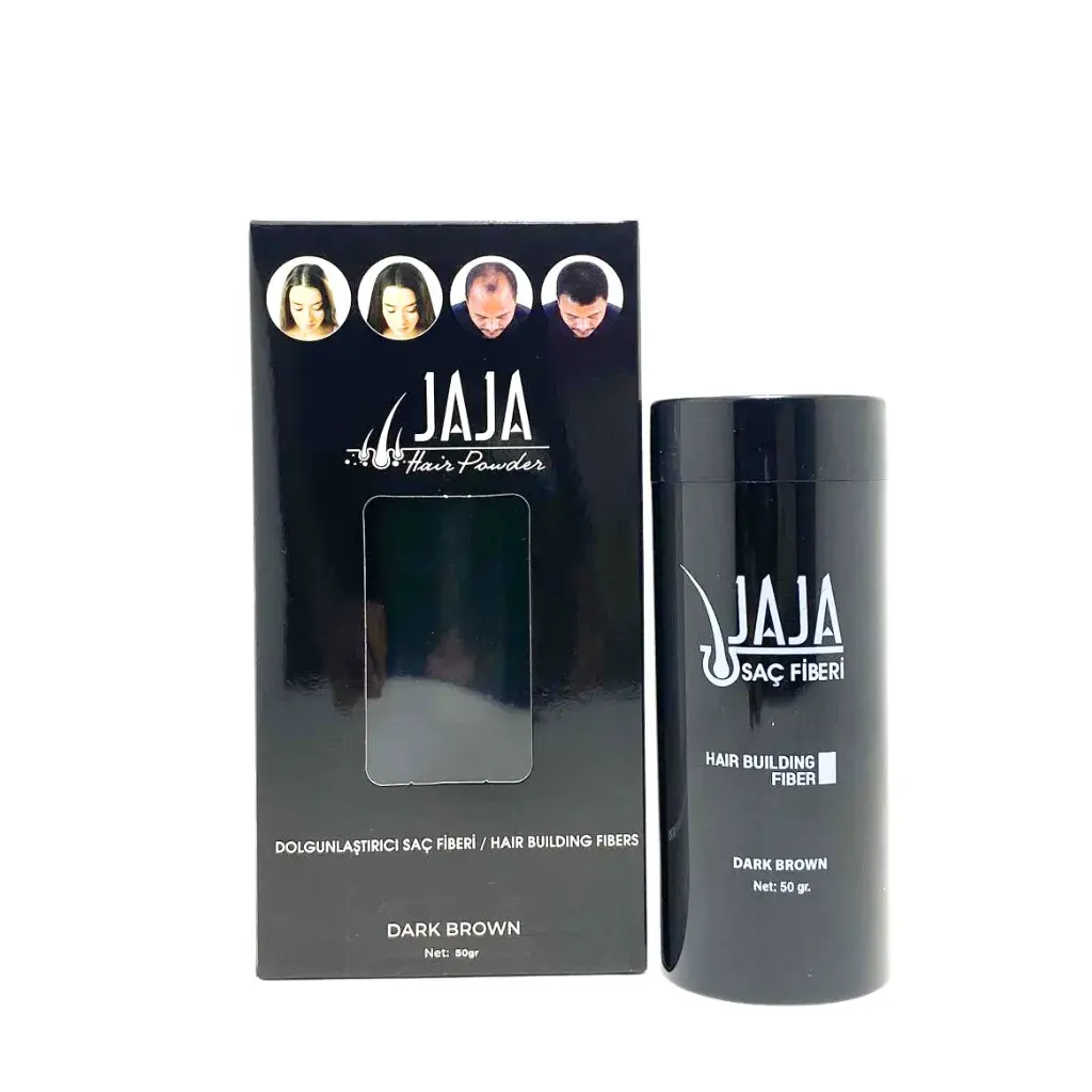 Jaja Fibers Saç Dolgunlaştırıcı Topik 50 gr Koyu Kahve