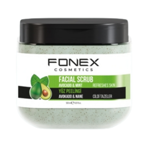 Fonex Cildi Tazeler Yüz Peelingi Avakado & Nane 500 Ml