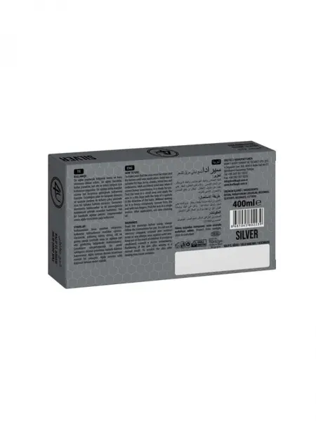 4u Bitkisel Kalıp Sir Ağda Silver ( Gümüş ) 400 ml