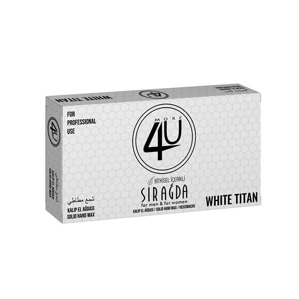 4u Bitkisel Kalıp Sir Ağda Whıte ( Pudralı) 400 ml