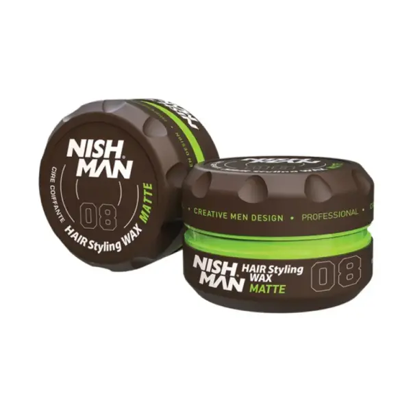 Nıshman  08 NO Saç Şekillendirici Vanilya Kokusu Mat Wax150 ML