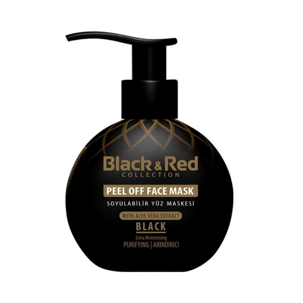 Black Red Soyulabilir Yüz Maskesi Siyah 250 ml