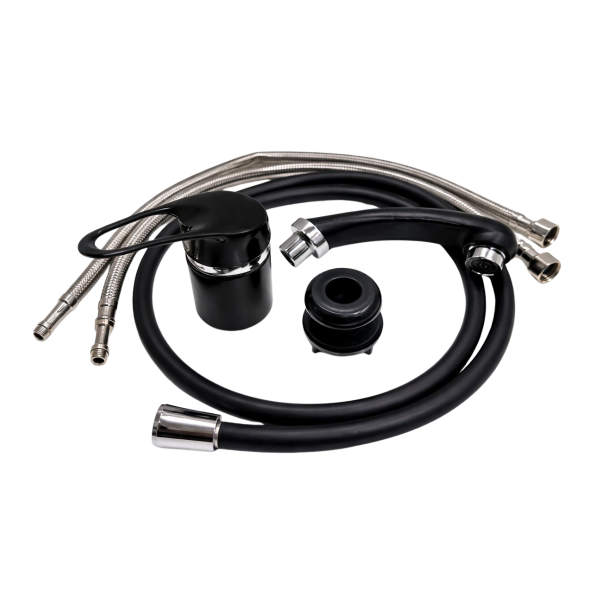 Berber Bataryası Takım Parlak Siyah
