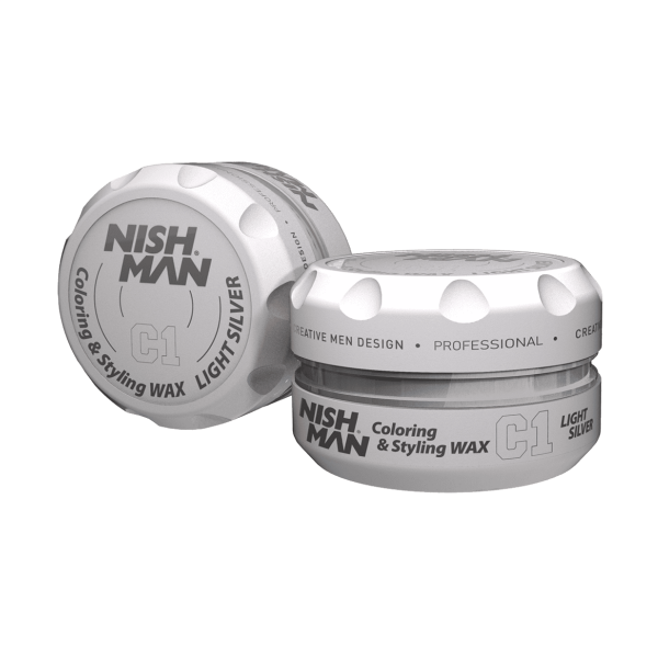 Nıshman C1 - Coloring & Styling Wax Light Silver 100 ML
