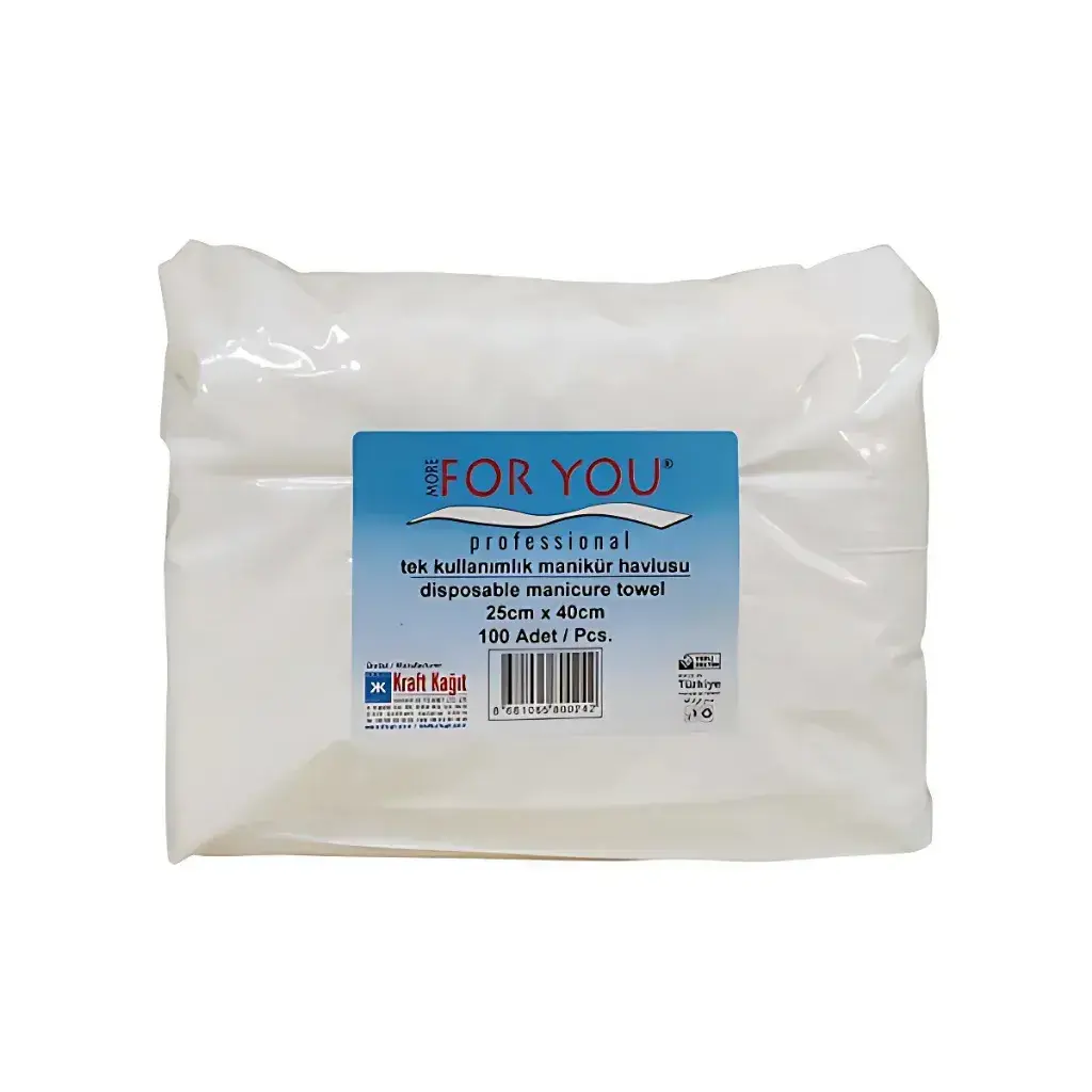 More For You Tek Kullanımlık Manikür Havlusu 100’lü