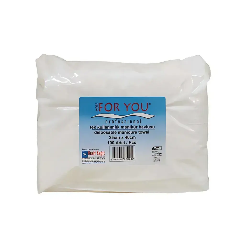 More For You Tek Kullanımlık Manikür Havlusu 100’lü