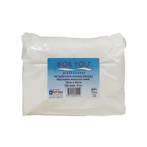 More For You Tek Kullanımlık Manikür Havlusu 100’lü