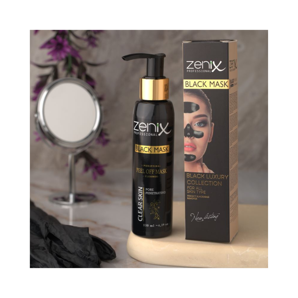Zenix Soyulabilir Yüz Maskesi Siyah 130 ml