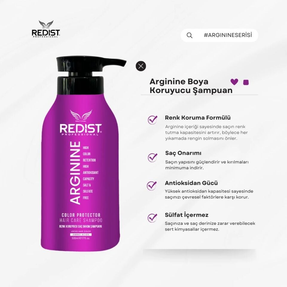 Redist Arginine Şampuan 500 ML
