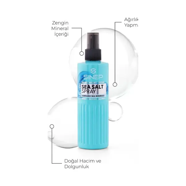 Sınep Deniz Tuzu Etkili Saç Spreyi 250 Ml