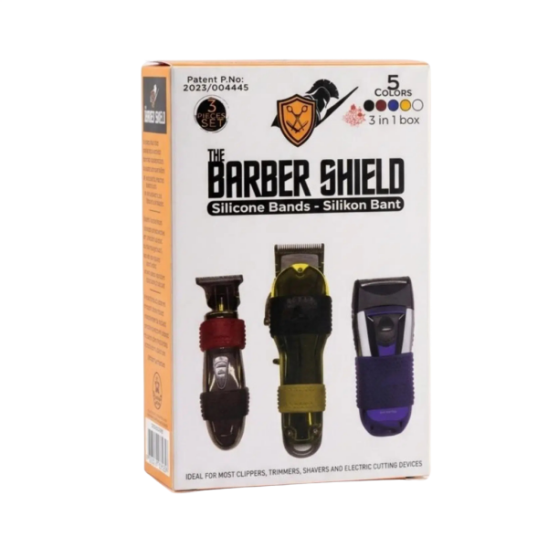 Barber Shield 3 adet/takım berber makası kavrama bantları silikon kaymaz kol