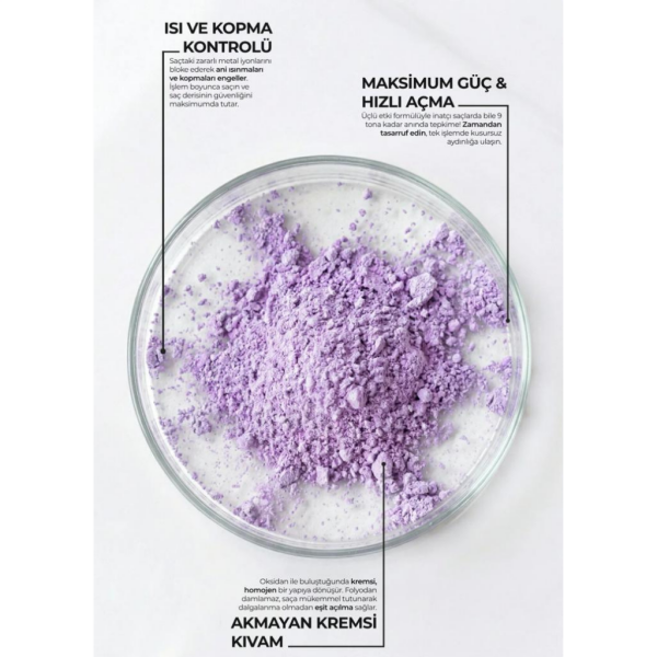 Hummels Valentin Saç Açıcı Toz (Violet-Mor) 500 gr