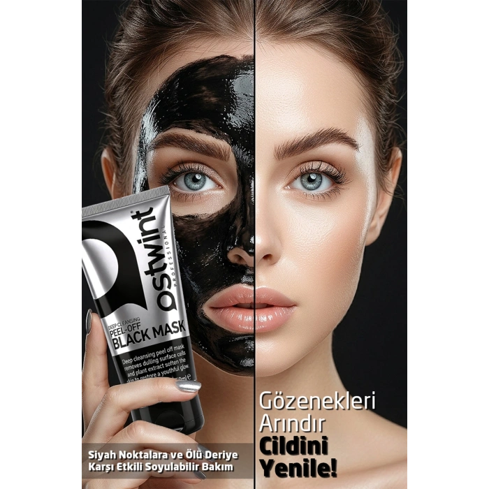 Ostwint Soyulabilir Siyah Maske
