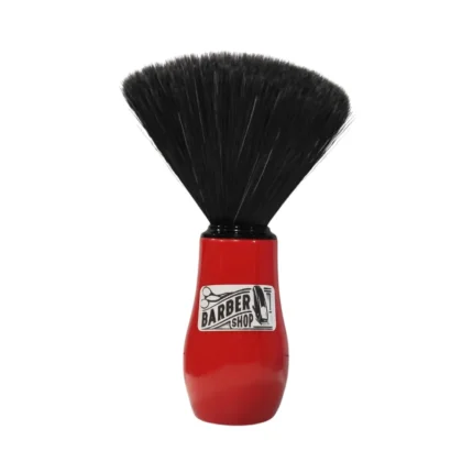 Barber Shop Ense Fırçası Kırmızı Siyah