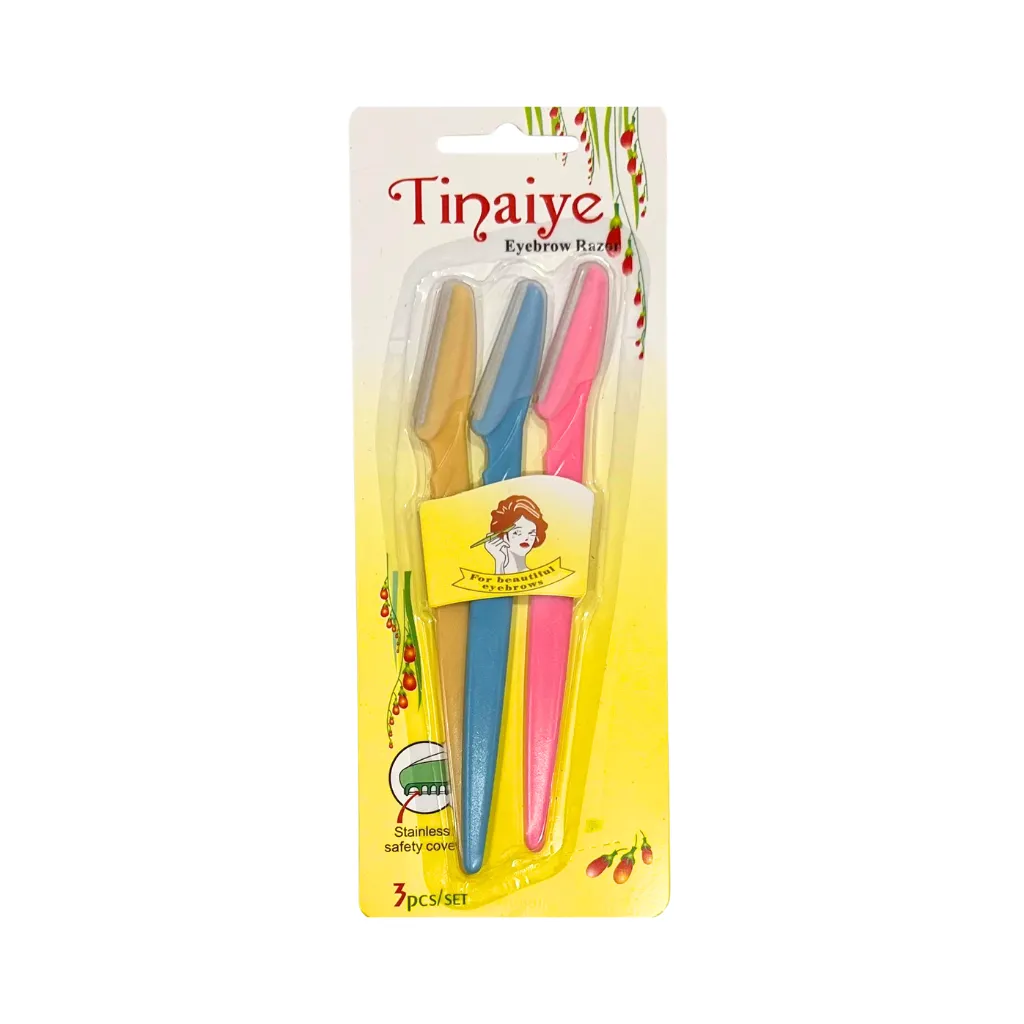 kuaför-marketim-Tinaye-Model-3'lü Kaş-Usturası Tinaiye 3'lü Saç Usturası - Görsel 2